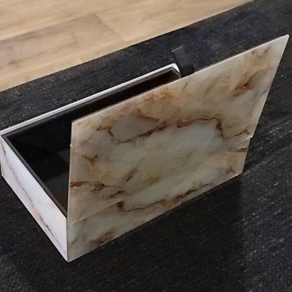 At Home Golden Vein Glass Decorative Storage Box - Picture 8 of 10